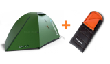 Zelt Extreme Lite BRET 2 + Schlafsack GIZMO