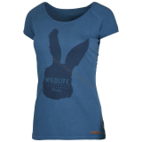 Damen T-Shirt RABBIT NEW HUSKY blau