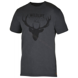 Herren T-Shirt Deer NEW HUSKY schwarz