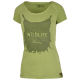 Damen T-Shirt Lynx NEW HUSKY grün