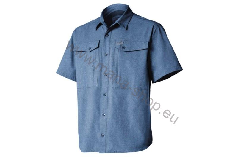 Kurzarm Hemd Zulo 2™ Geoff Anderson (blau)
