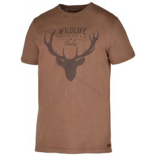 Herren T-Shirt Deer NEW HUSKY braun