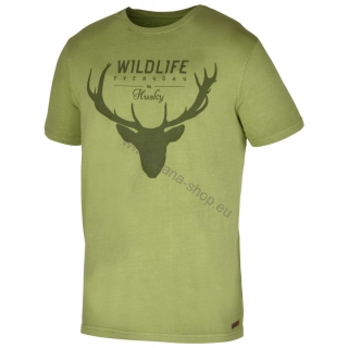Herren T-Shirt Deer NEW HUSKY grün