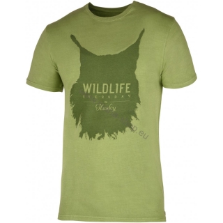 Herren T-Shirt Lynx NEW HUSKY grün
